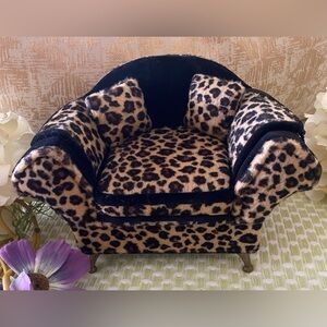 Leopard Chair Jewelry Box